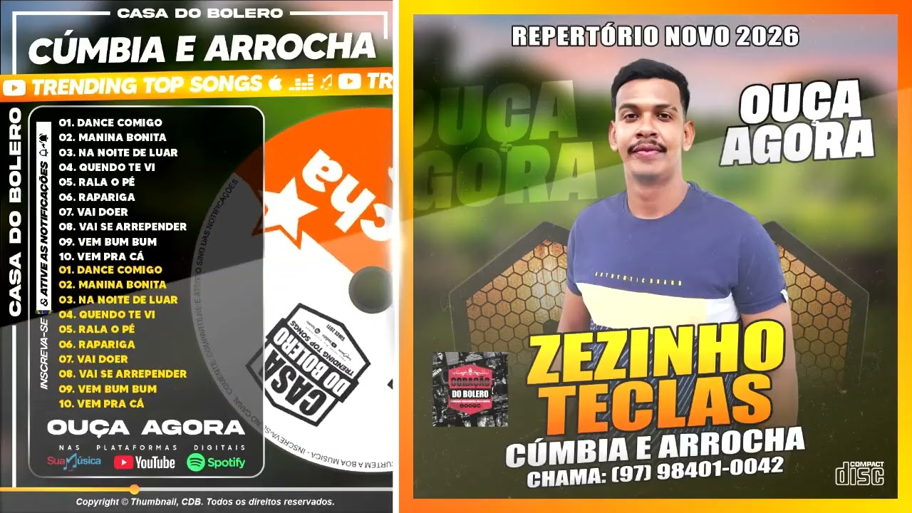 ZEZINHO TECLAS CD NOVO 2025 - CÚMBIA E ARROCHA 2025 MÚSICAS NOVAS - ZEZINHO TECLAS CD 2025