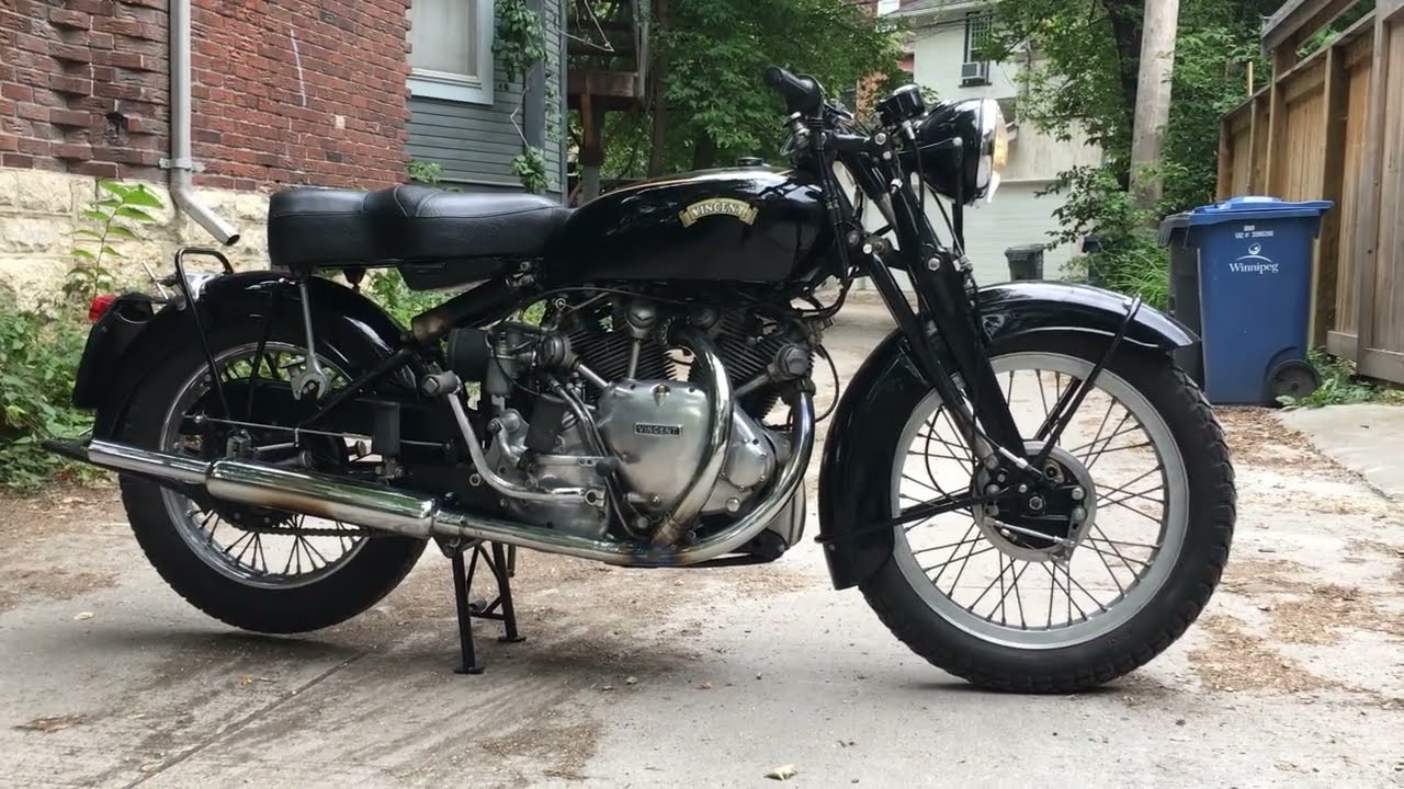 Bob Collings 1953 Vincent Rapide