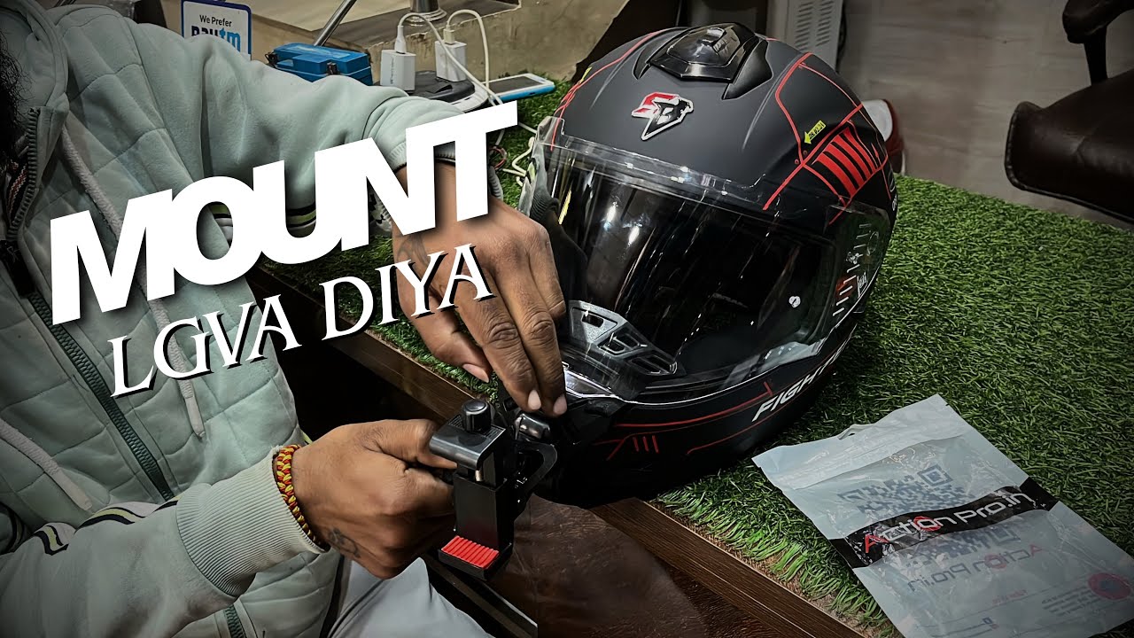 Helmet Pe Action Mount Lagaya 🔥 Ab Aayega Real POV Vlog!