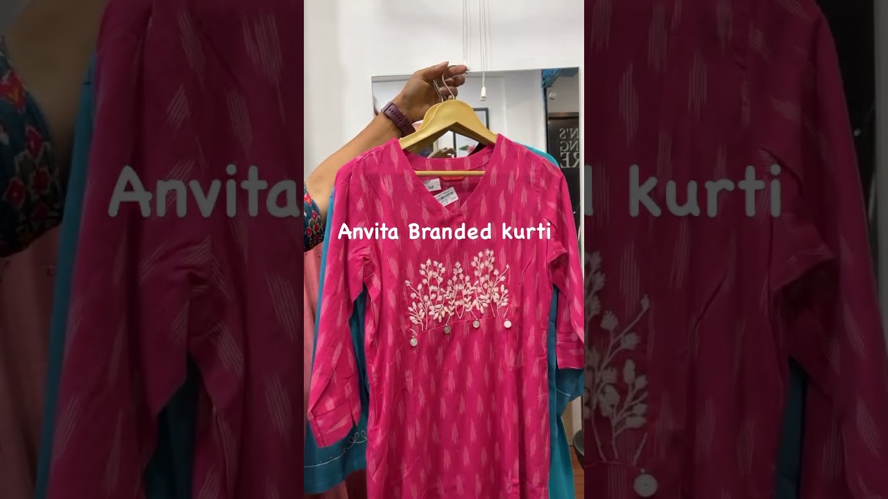 Anvita Branded Kurti ❤️ #shortsfeed #fashion #cochinboutique #indianclothing #kurtisshop #viral