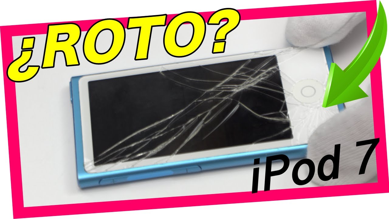 Треснувший экран iPod Nano 7 ✅ как его поменять