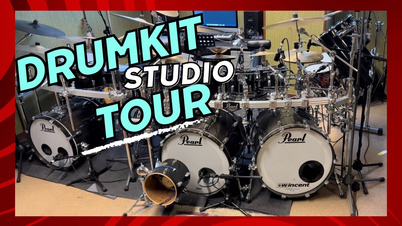 Pearl Reference monster kit (Drum kit tour)