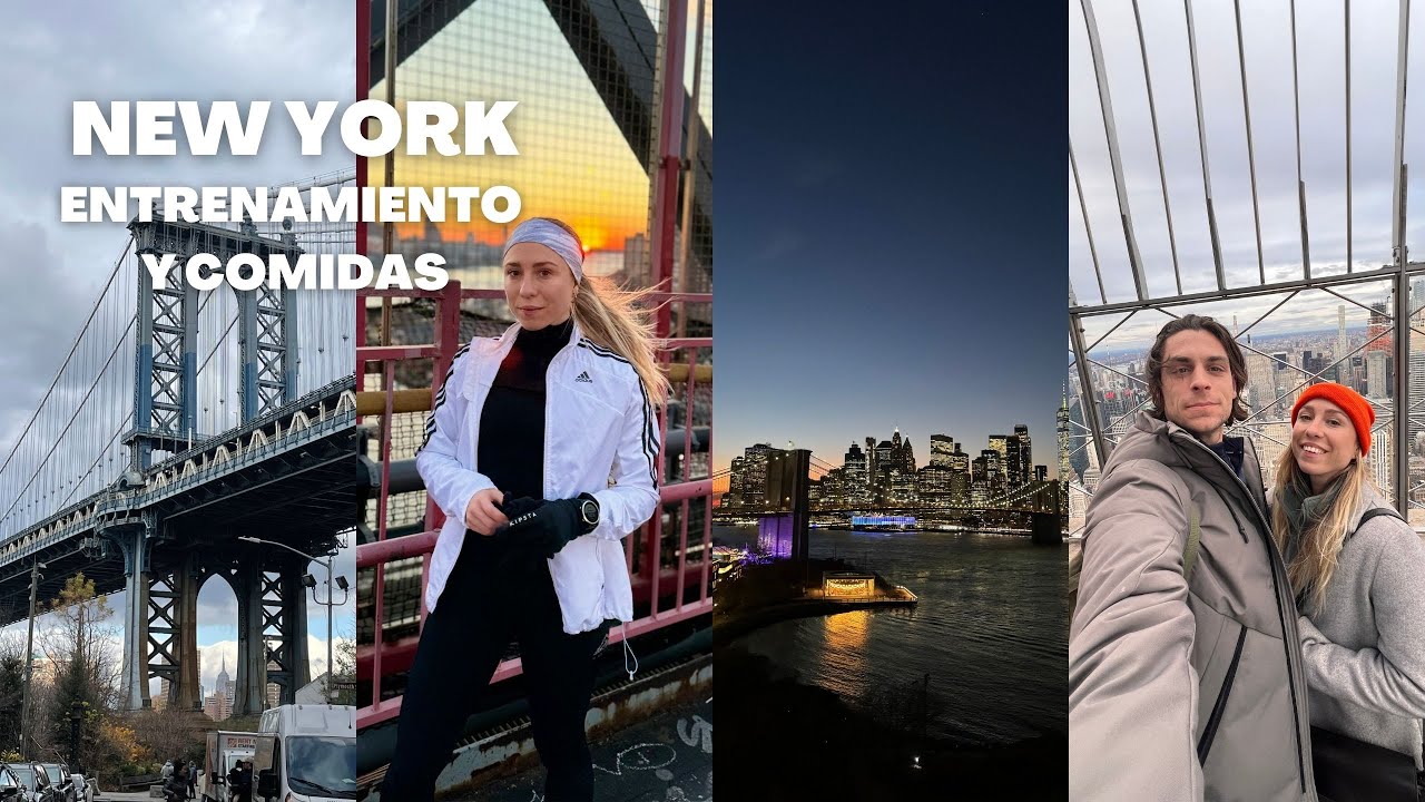 ¿comer saludable en nueva york? mi entrenamiento y alimentación en vacaciones 🗽  | VLOG
