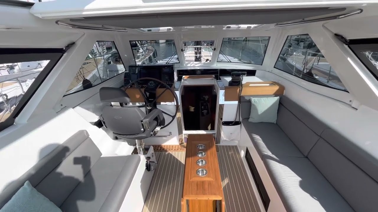 Amel 60 and Amel 50 walk through at the Cannes Festival of Sails
