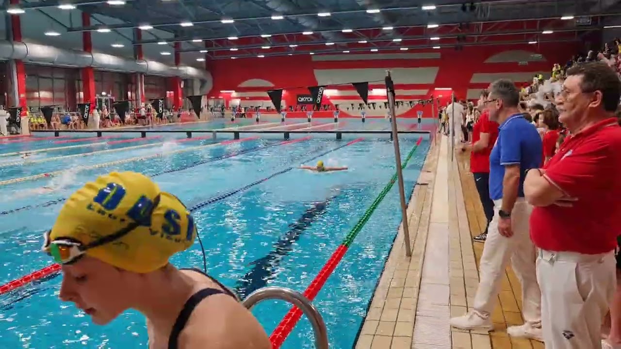 Staffetta 4x100 Mx fem Esor A Roggero-Chira-Giannelli-Dherin c1Trofeo esor Sisport 26 8/2/26 Usmiani