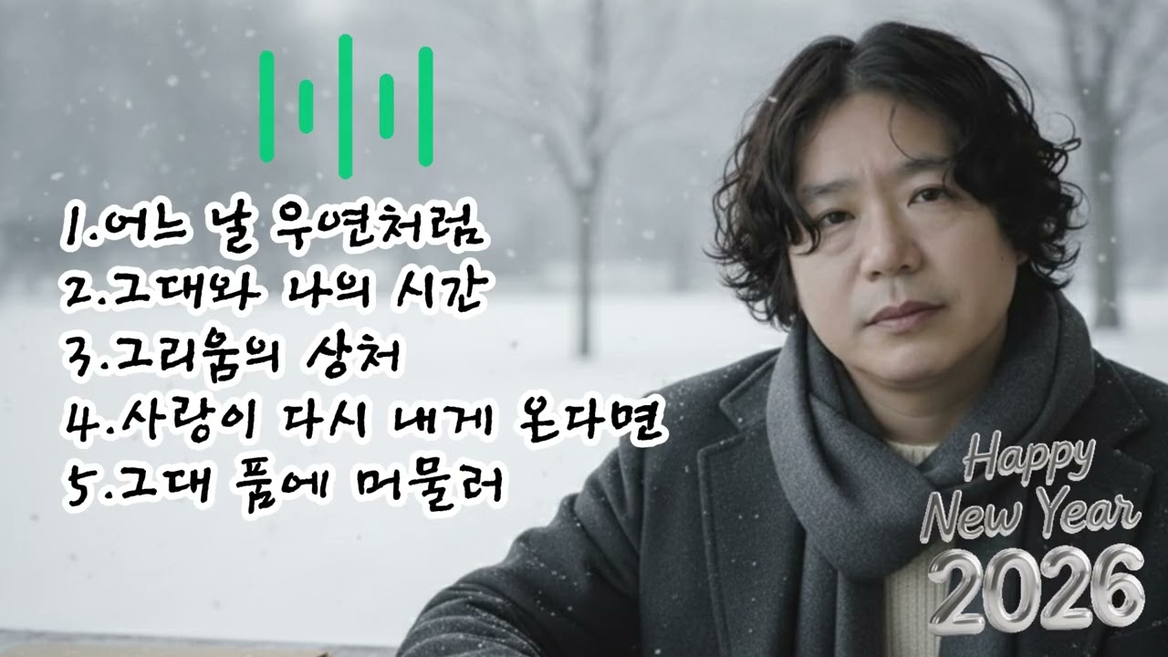 🎶 [53집]베스트 5곡 노래 모음🌟1.어느 날 우연처럼2.그대와 나의 시간 3.그리움의 상처4.사랑이 다시 내게 온다면 5.그대 품에 머물러