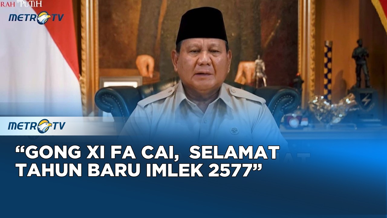 Sambutan Presiden Prabowo pada Perayaan Tahun Baru Imlek Nasional 2026