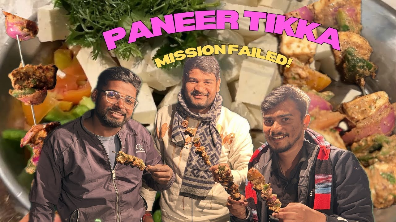 Paneer Tikka Fail! Doston Ke Saath Rewa Mein Hasi-mazak #rewa #food #vlog #paneertikka