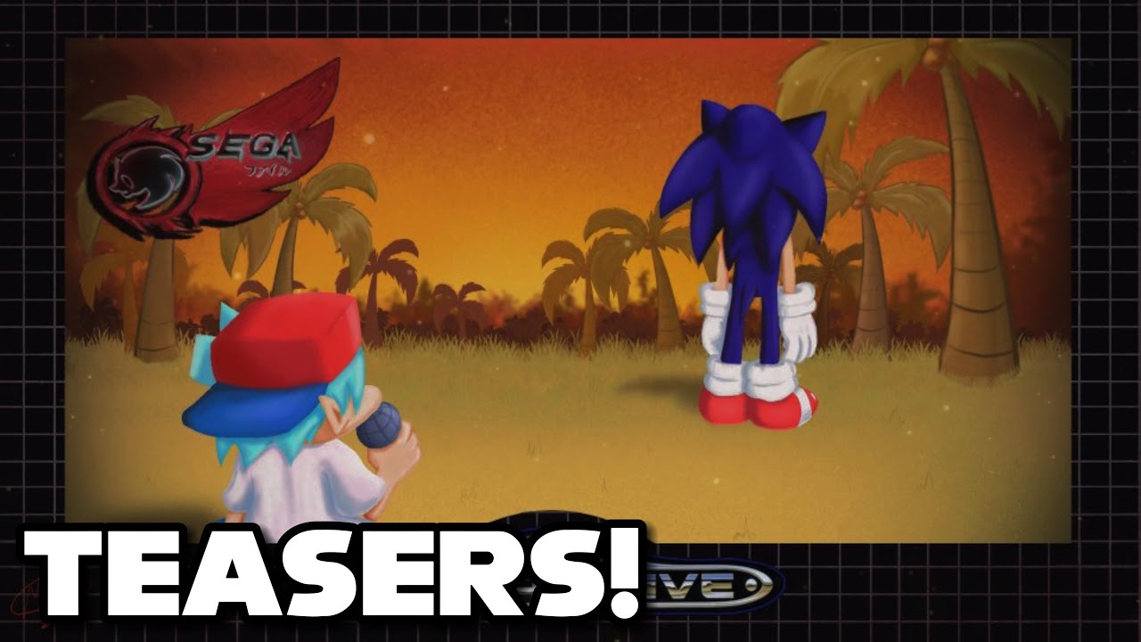 FNF: SEGA FILES TEASERS!!! | NO MORE INNOCENCE, SONIC PIZZA, FAKER, MR. NEEDLEMOUSE AND MORE!!!