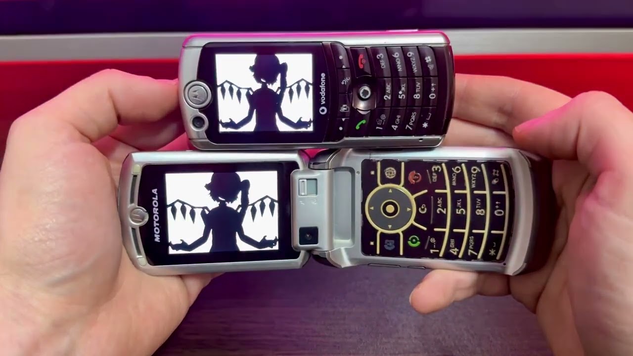 Bad Apple!! but it's on Motorola E770v, RAZR V3x, ROKR E1 in 60 FPS!