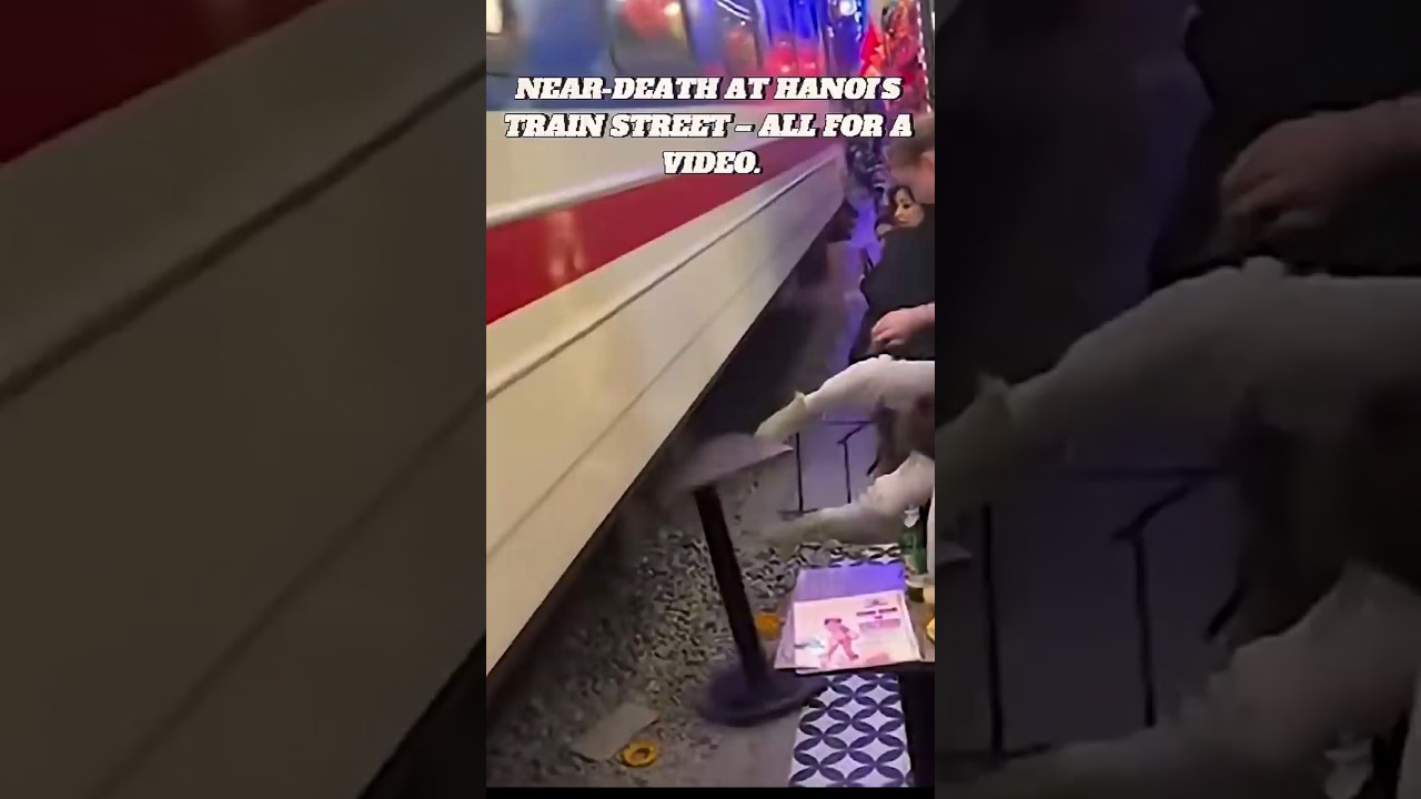 Чуть не погиб на Железнодорожной улице Ханоя &mdash; и все ради видео.