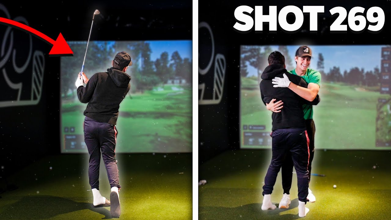 Hole In One Challenge On The Good Good Trackman | Ft. GM GOLF