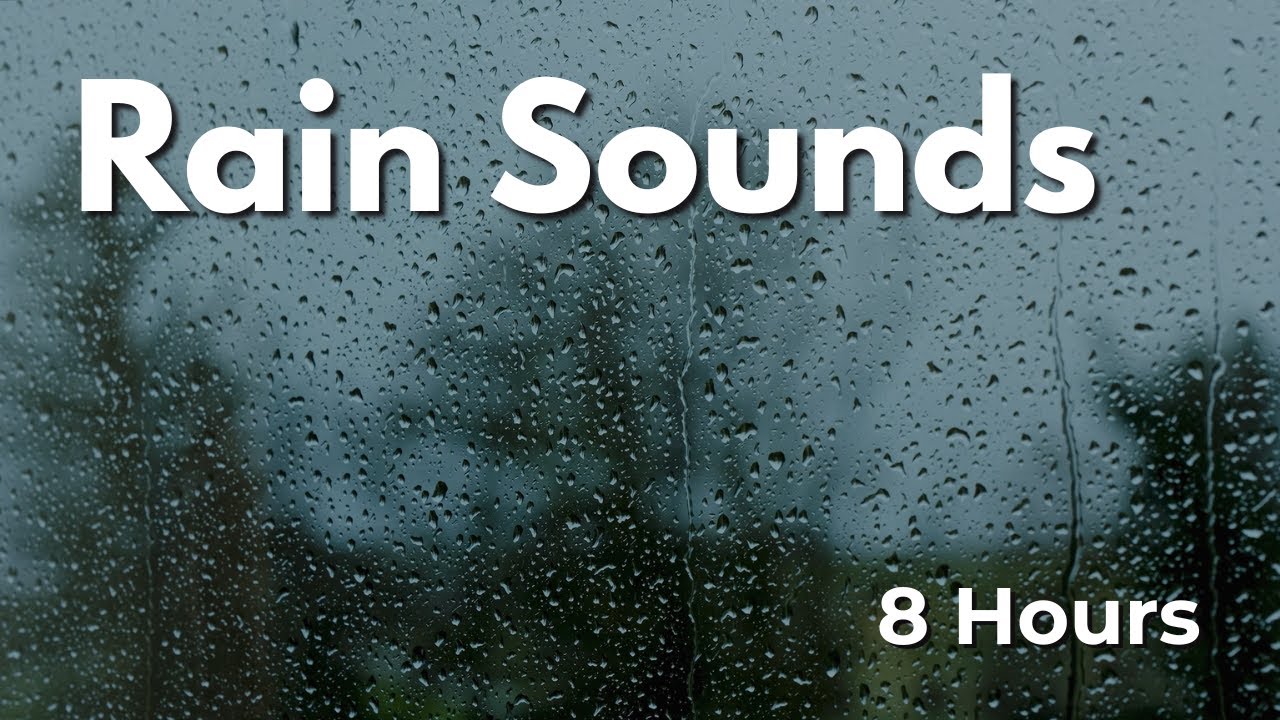 Rain on Window (8 Hours) | Relaxing Rain Sounds for Sleep & Focus