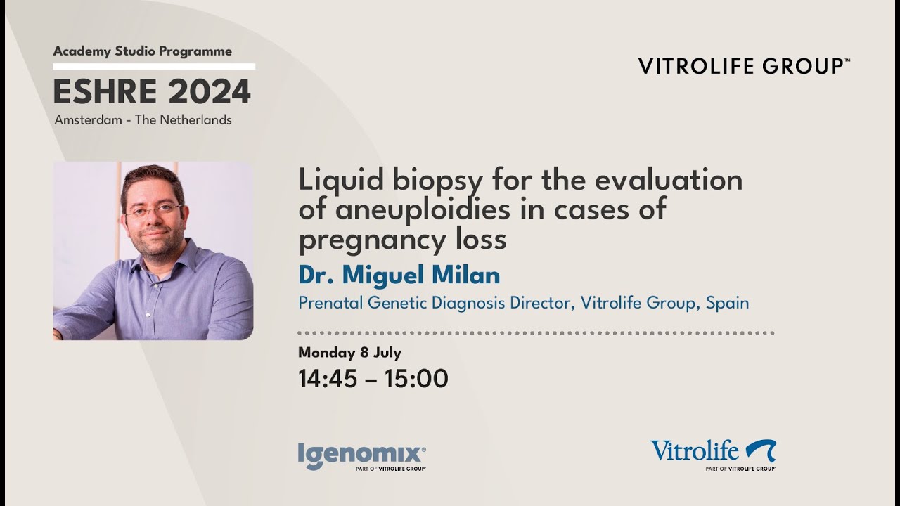 VITROLIFE GROUP Academy Studio ESHRE 2024: Miguel Milan