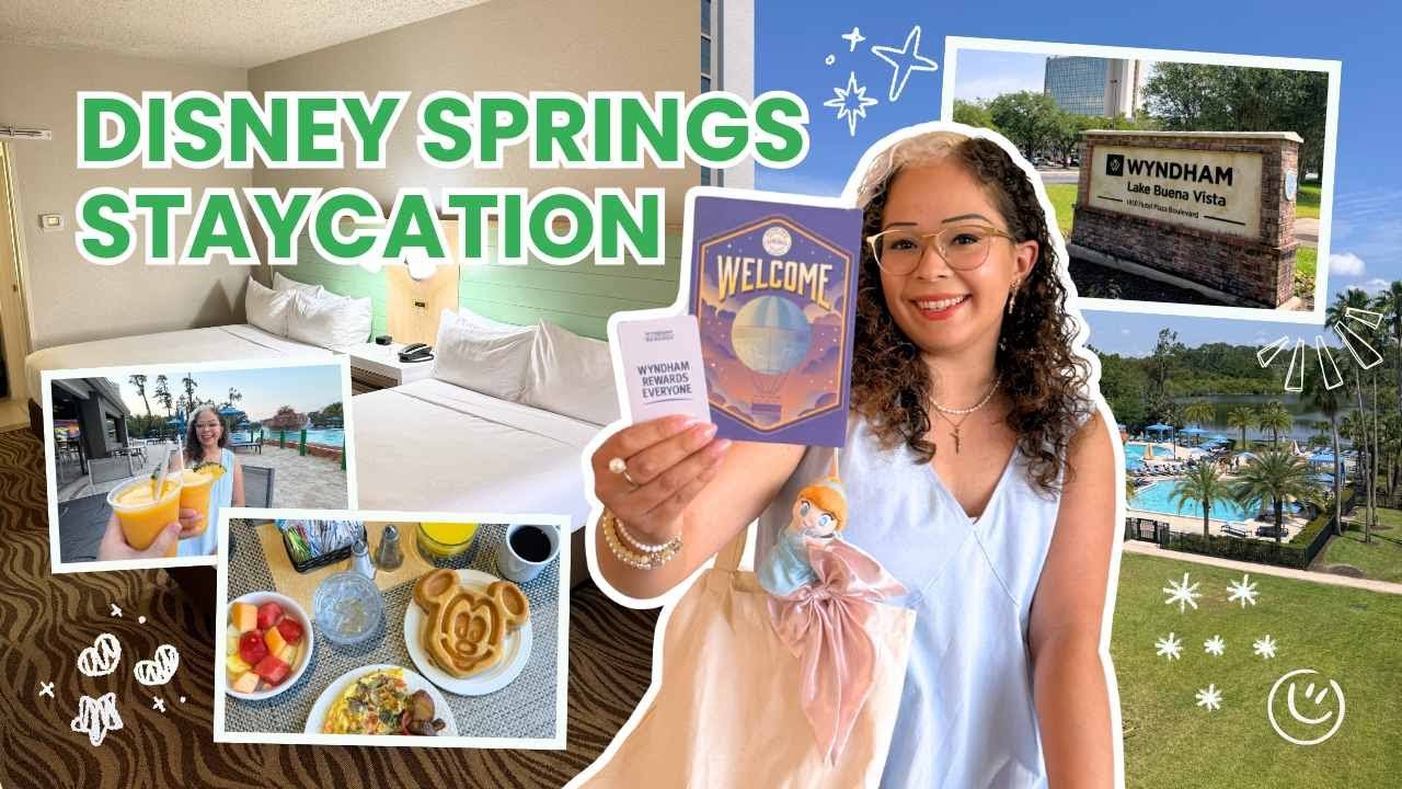 CLOSEST Hotel to DISNEY SPRINGS | Staycation at the Wyndham Garden Lake Buena Vista