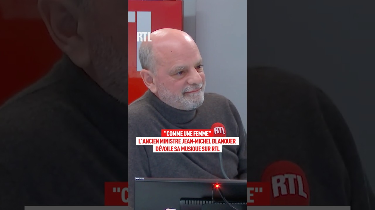 L'ancien ministre Jean-Michel Blanquer pr&eacute;sente l'une de ses compositions musicales
