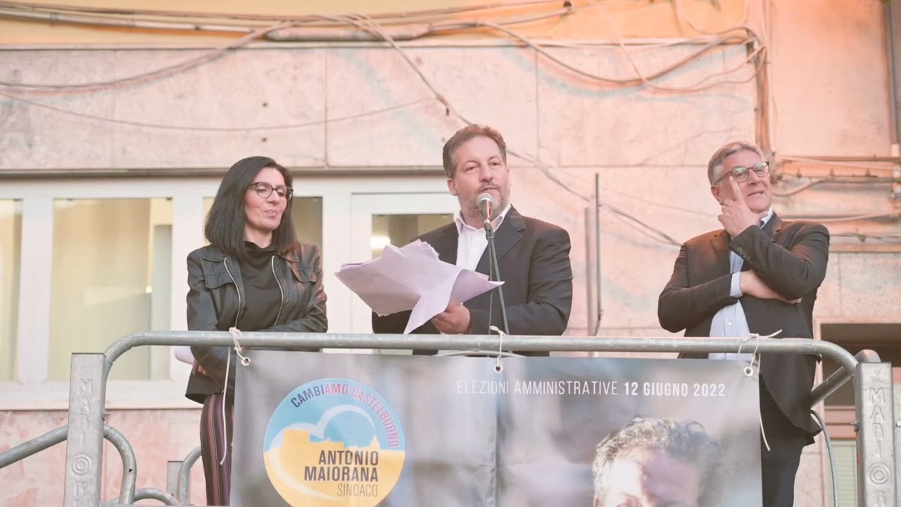 Intervento del candidato Sindaco Antonio Maiorana