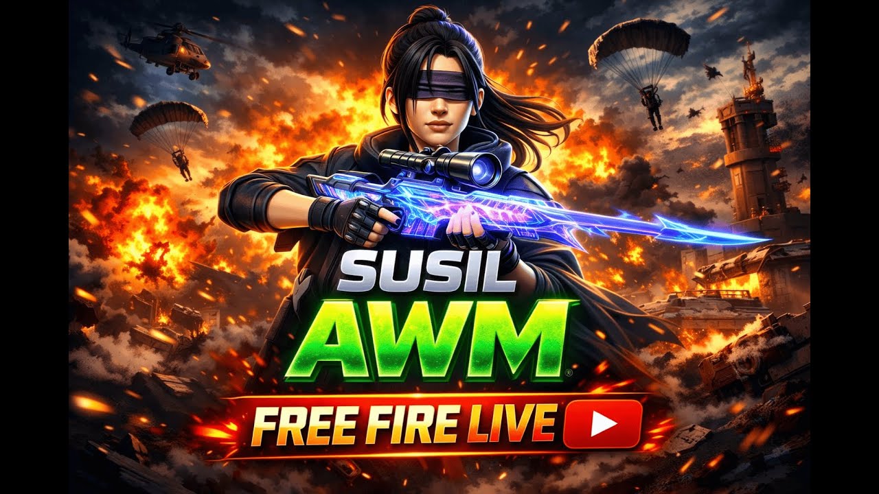 🔴 LIVE  | SUSIL AWM IS LIVE | Free Fire Live 💥#freefirelive #fftamil #rankpush