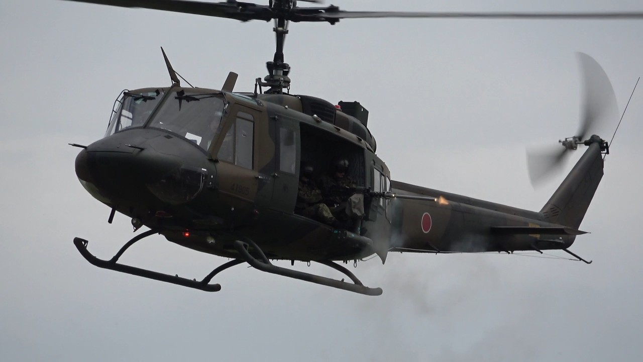 UH-1J展示飛行 北部方面航空隊創隊・丘珠駐屯地創立記念行事2025年 JGSDF UH-1J Huey Demonstration