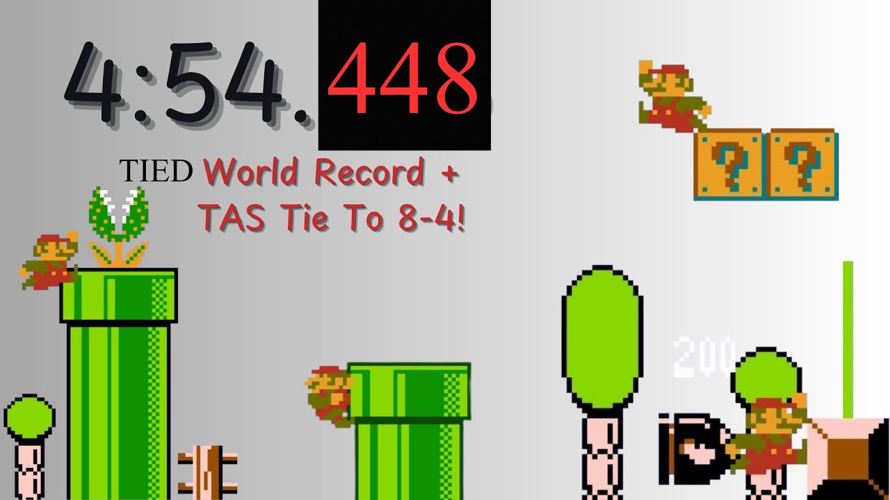 [FWR] Super Mario Bros. Any% in 4:54.448