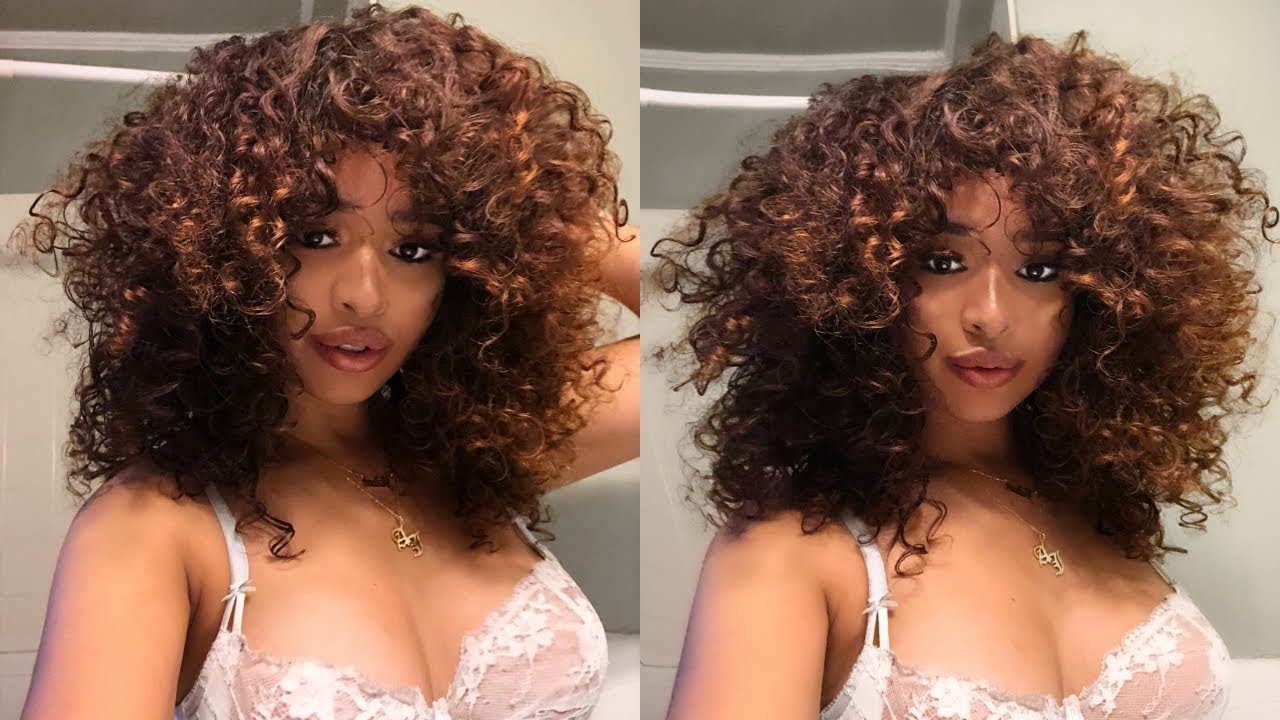 MY BIG PUFFY CURLY HAIR ROUTINE | Jordeecakes