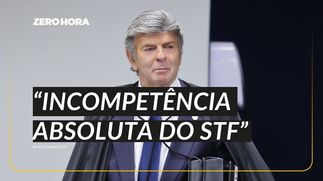 VOTO DE LUIZ FUX: ministro defende que réus não deveriam ser julgados no STF | Zero Hora