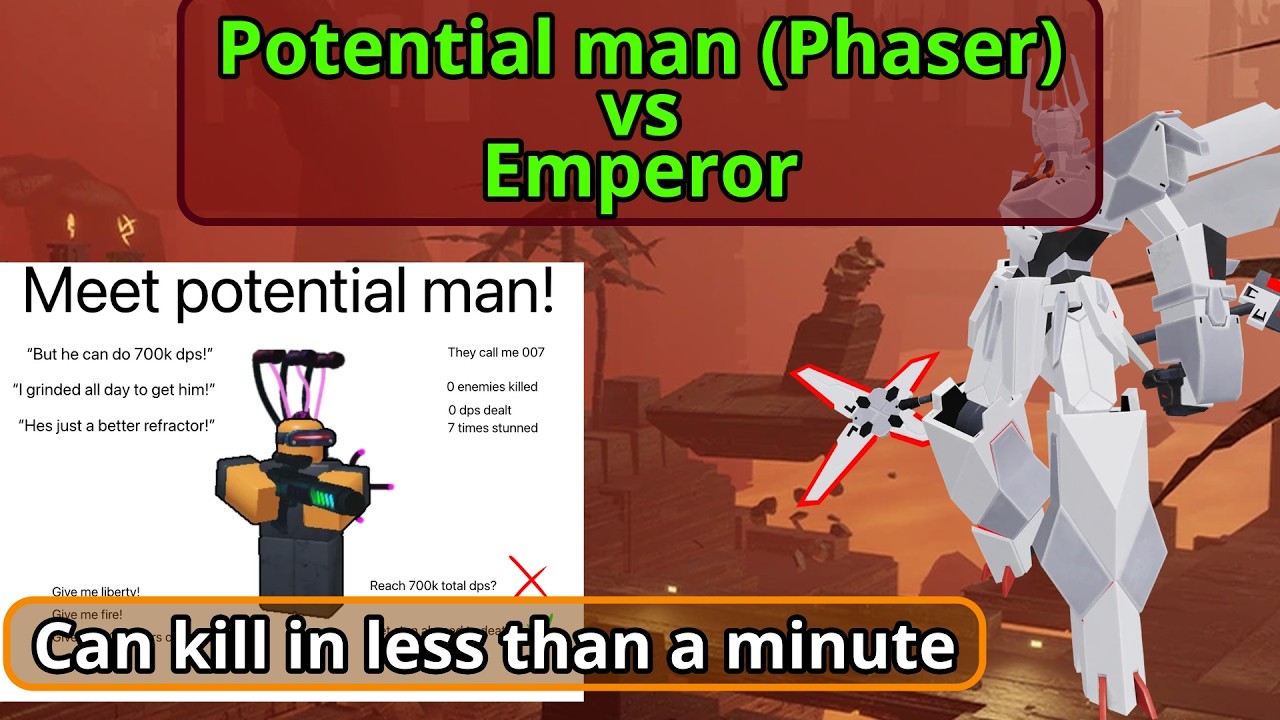 Tower Defense X x Tower Battles Part II, Phaser vs Emperor