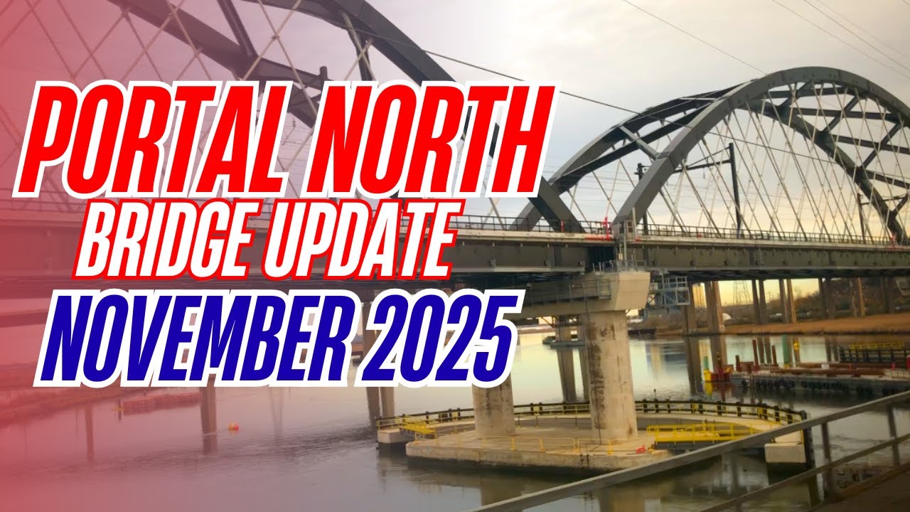 Nov 2025 Portal North Bridge Update - Amtrak Northeast Corridor - Portal North Bridge Construction