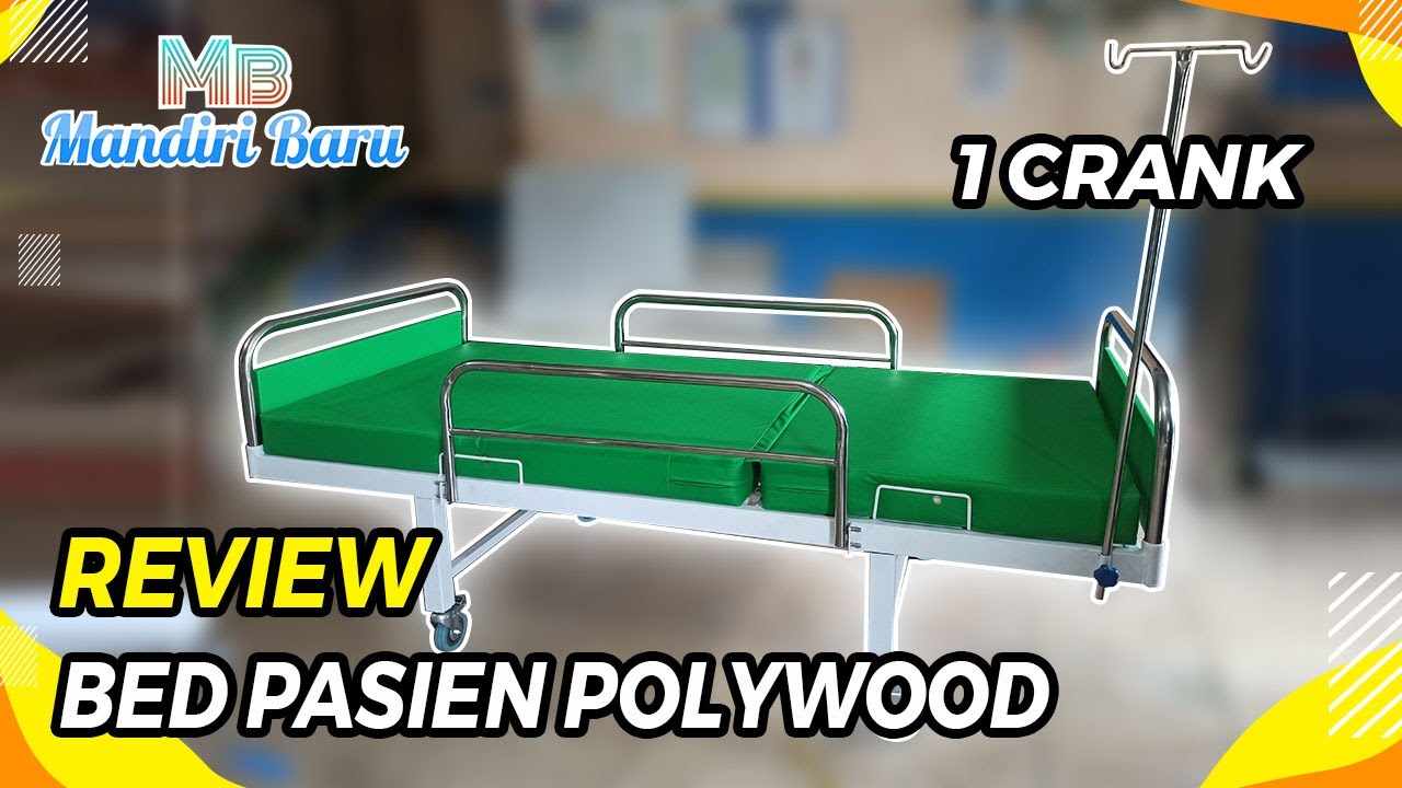Review Bed Pasien 1 Crank polywood, Tempat tidur khusus pasien, Cv Mandiri Baru
