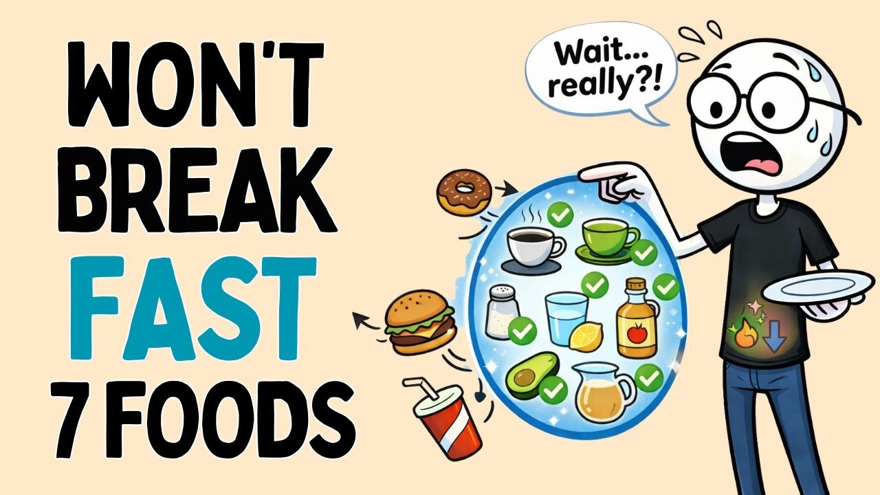 7 Foods That WON'T Break Your Fast | Health Science Explained