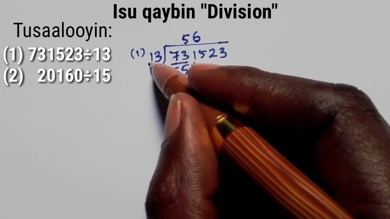 Casharka 11aad: Isuqaybinta Tirooyinka