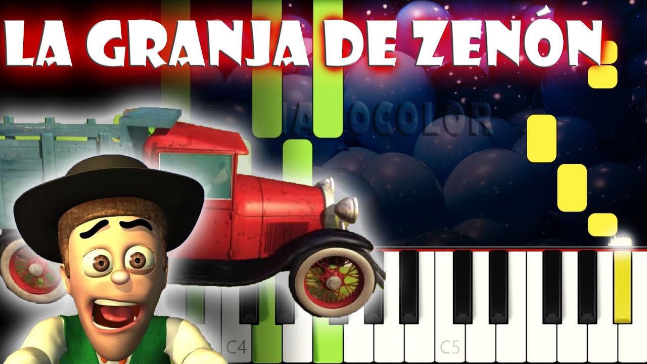 La Granja de Zenón | Piano Cover | Tutorial | Karaoke