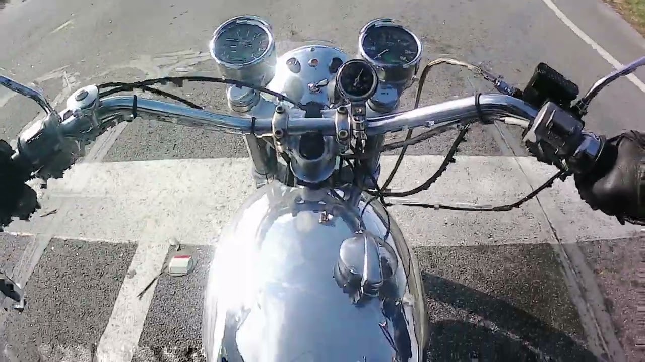 Norton commando 750 ride