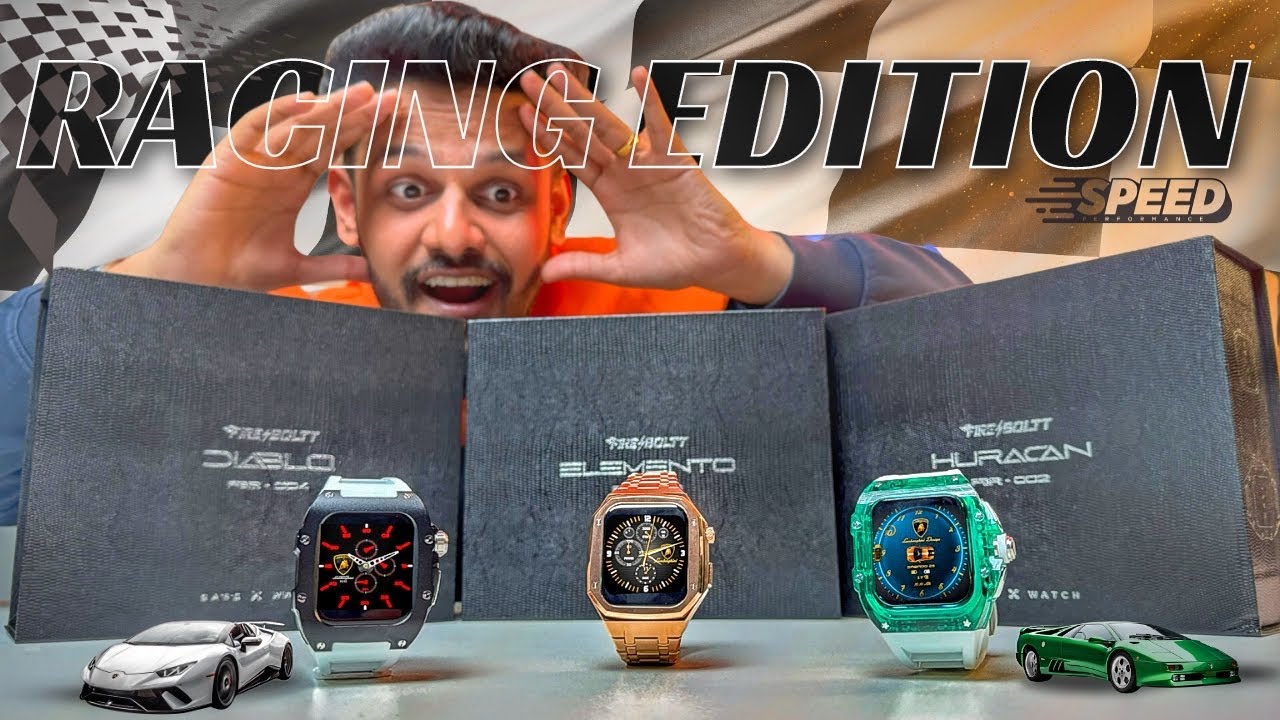 FIRE-BOLTT Case X Watch Series Smartwatch⚡️Diablo|Huracan|Elemanto “Racing Edition”
