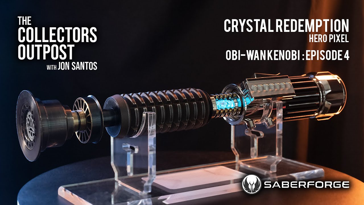 Obi-Wan Kenobi Episode 4 Lightsaber - Saber Forge CRYSTAL REDEMPTION