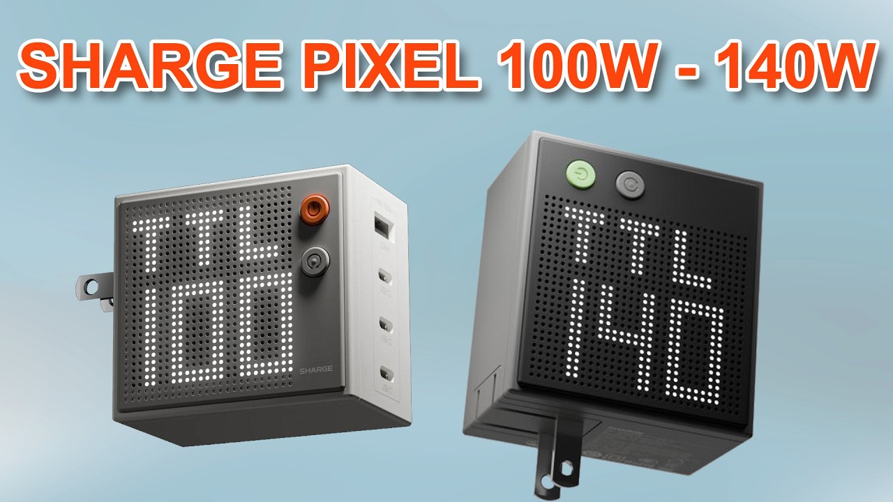 SHARGE Pixel 100 & Pixel 140, đối thủ xứng tầm với Anker Zolo 100W-140W ?