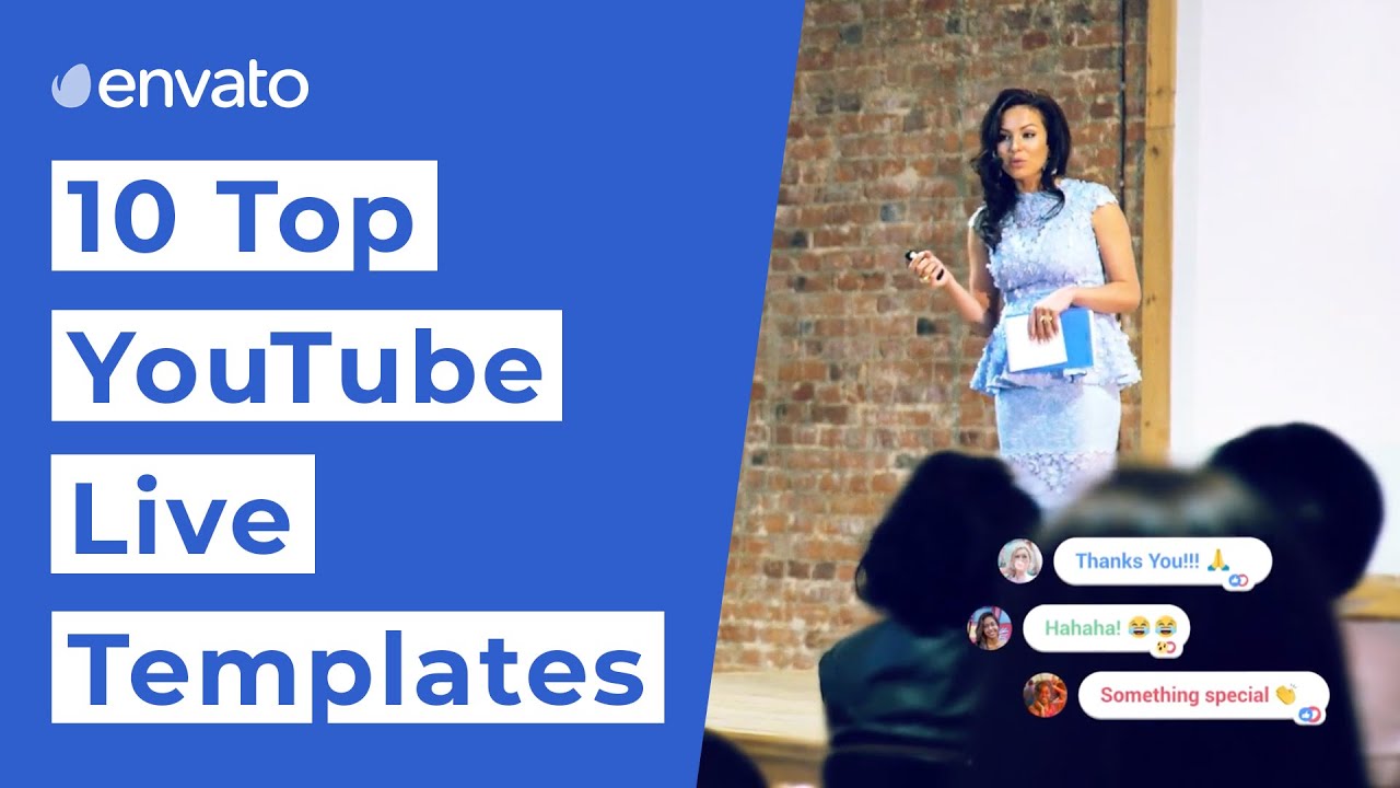 Top 10 Video Templates for YouTube Live Creators [2020]