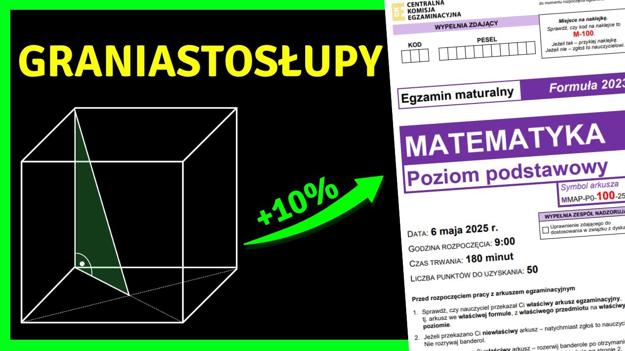 Graniastosłupy na maturze podstawowej z matmy
