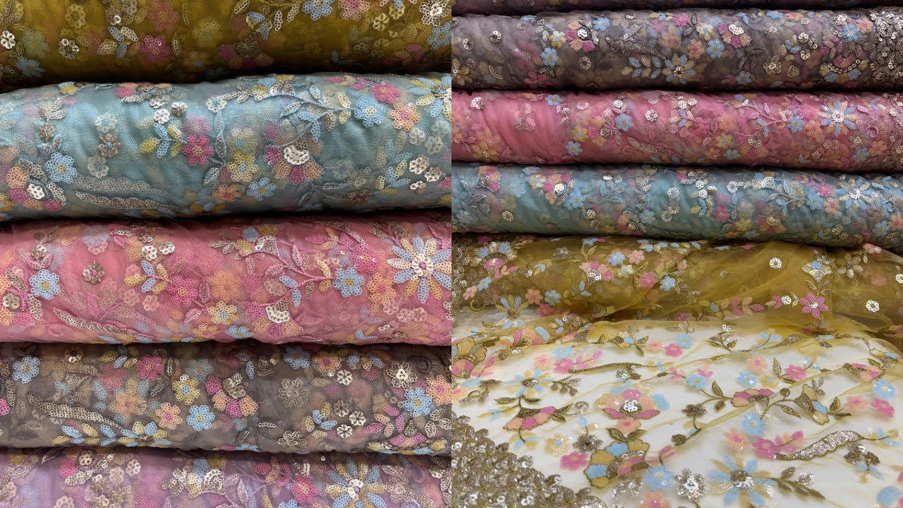 New Exclusive Fancy Imported Fabric || Boutique Fabric Wholesale At sowcarpet || siyala boutique