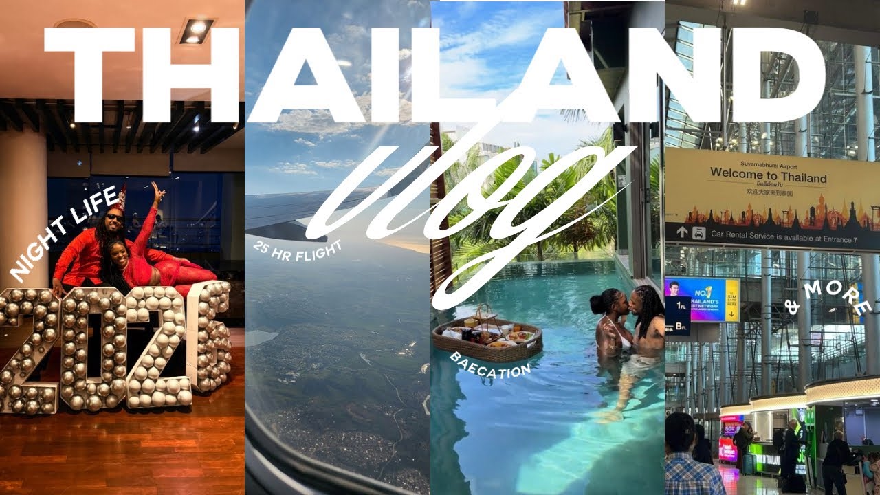 Thailand 🇹🇭 Travel Ep.1 | 25-Hour Flight, Qatar Airport, First Day in Bangkok & Nightlife