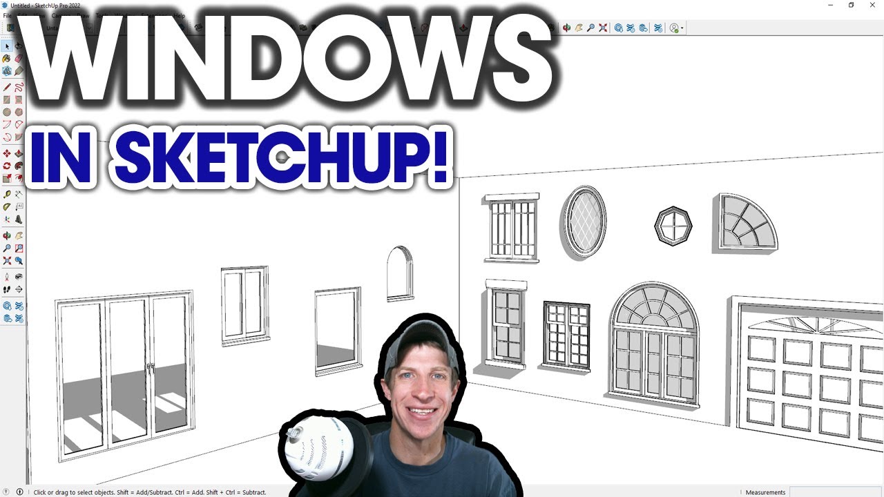8 способов создания окон в SketchUp!