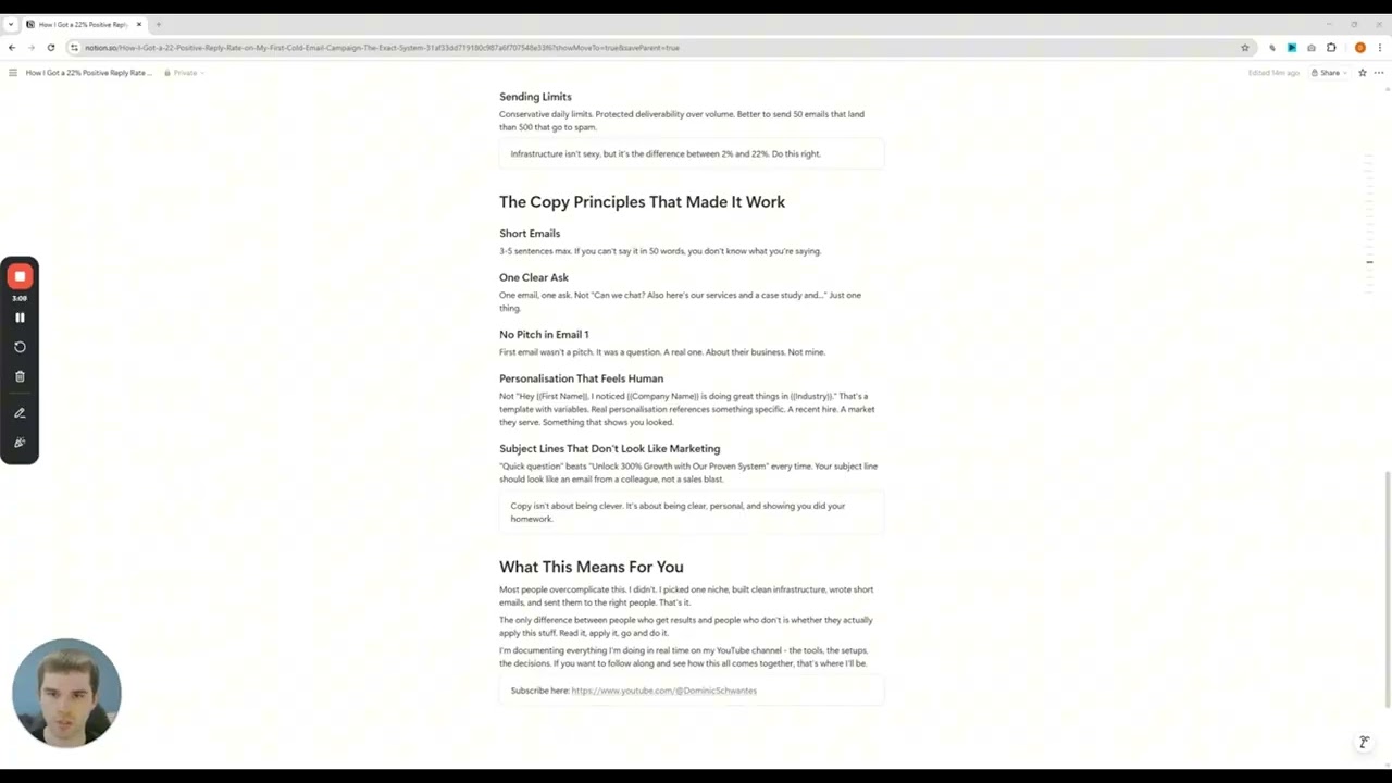 How I Got a 22% Positive Reply Rate on My First Cold Email Campaign (The Exact System)