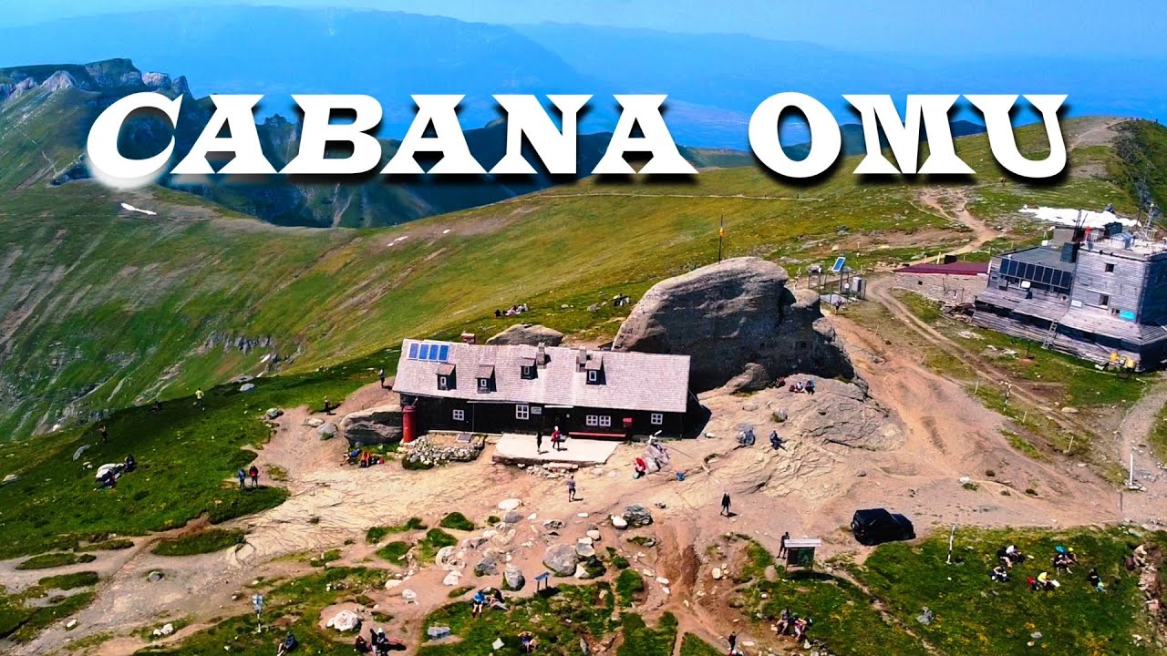 Cabana Omu | Munții Bucegi | Rom&acirc;nia | Filmare aeriană 4K |  Iulie 2022