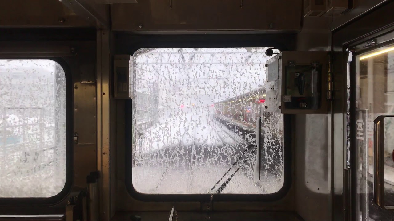 大雪の日の東急8500系 大空転＆非常B動作