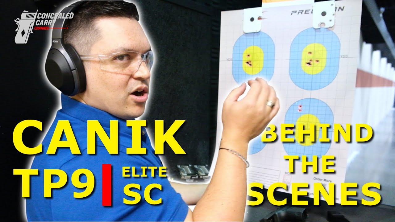 Canik TP9 Elite SC: За кадром и на стрельбище