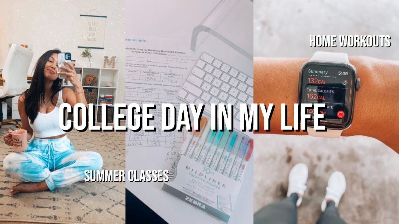 VLOG: summer classes, grocery haul, home workout, unboxing, etc