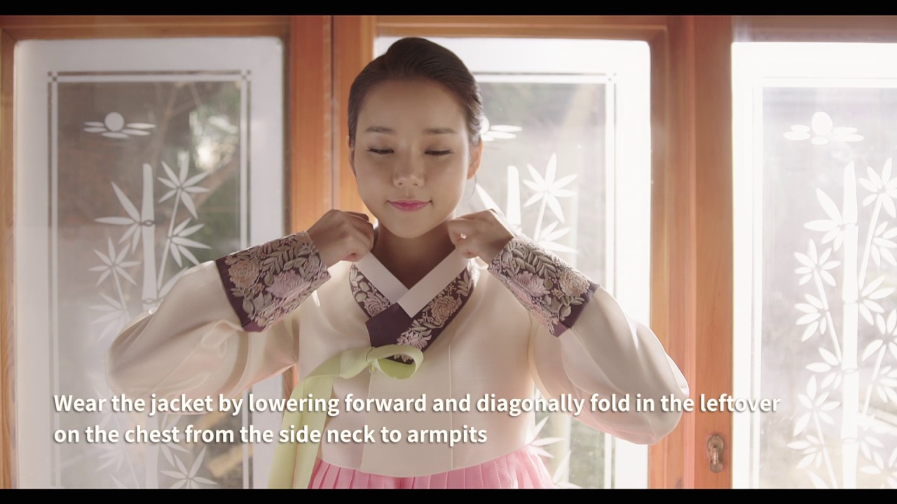 How to wear Hanbok(Korean traditional clothes) for women