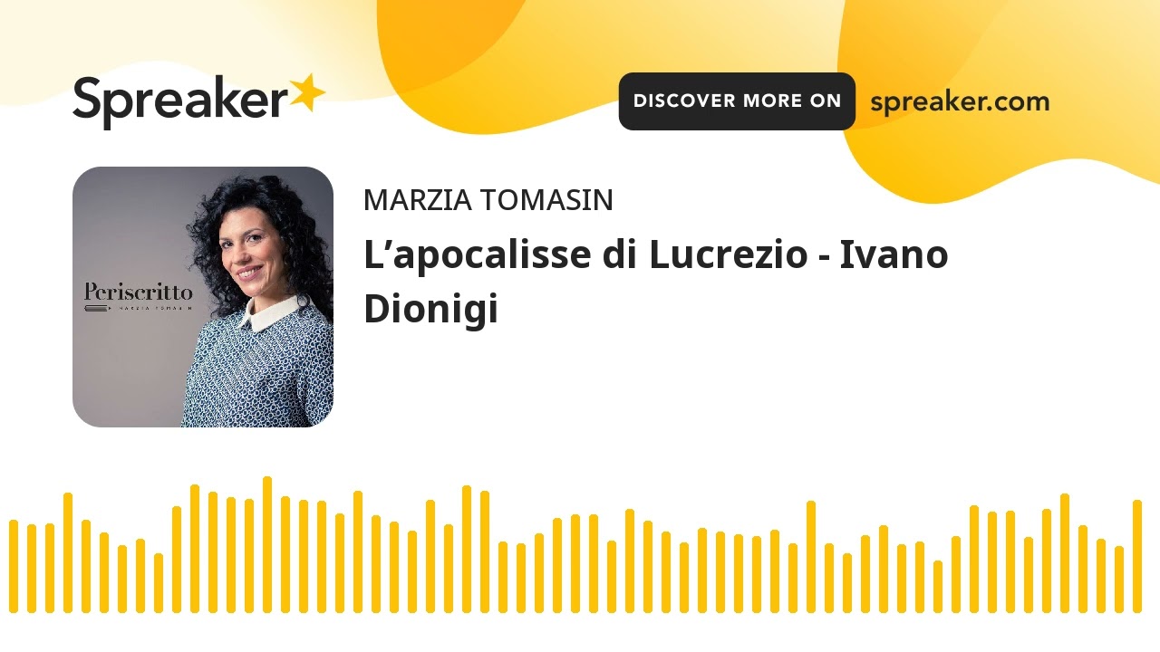 L’apocalisse di Lucrezio - Ivano Dionigi