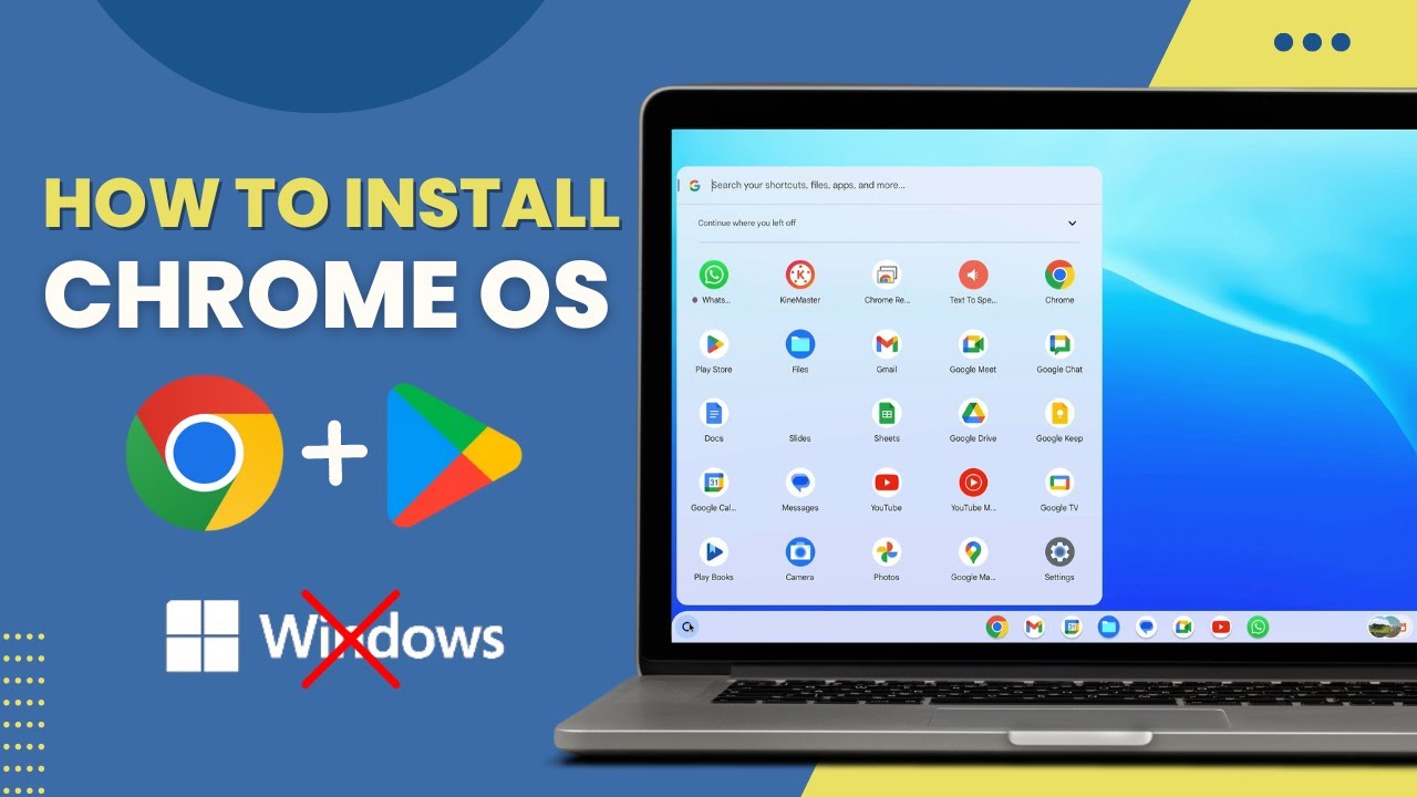 Установите ChromeOS на ПК с помощью Google Play Store [Intel и AMD]
