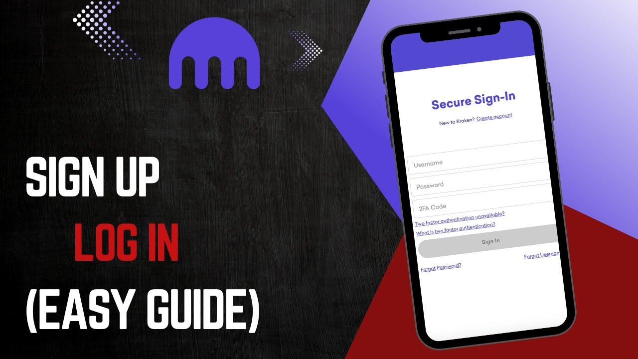 How To Sign Up / Log In Kraken Wallet | Create New Wallet (2025) !